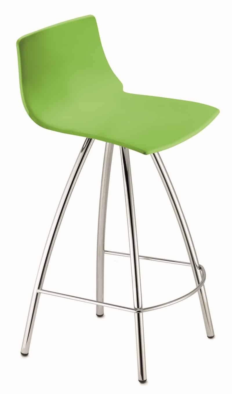 Barkruk modern voor thuis cafe of kantine Pistache