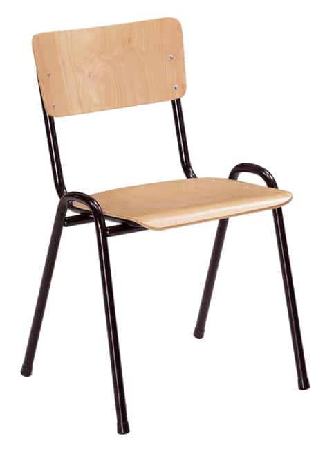 Kantinestoel stapelstoel model Milaan