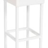 Barkruk Design met wit frame wit