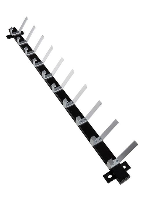 Wandkapstok Ecoro Zwart 100CM Breed 10 jashaken