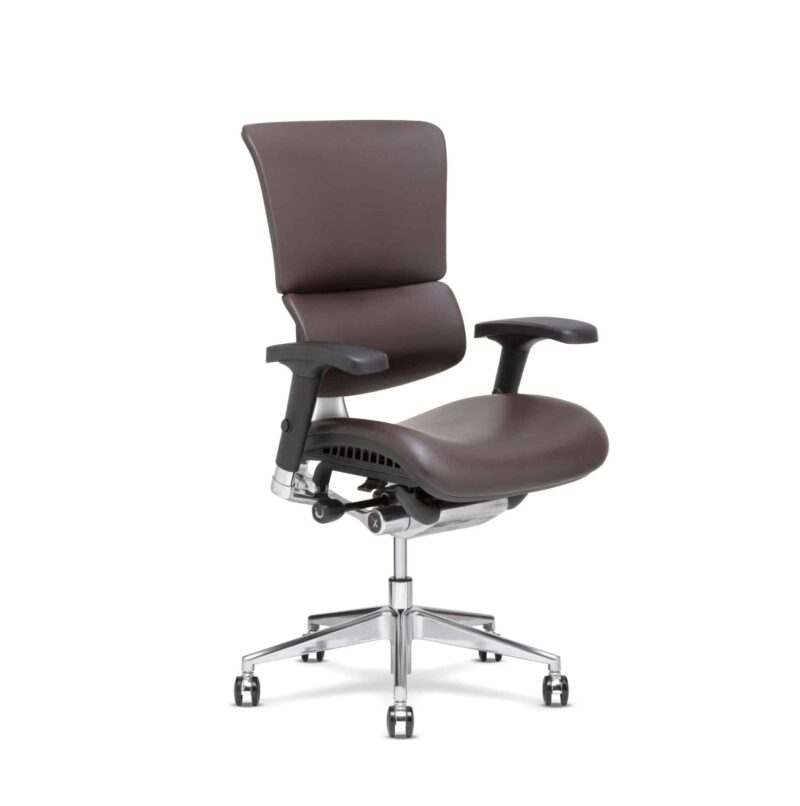 X-Chair bureaustoel X4 brisa leer Bruin