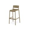 Stapelbare barkruk 114 kunststof in Beige