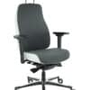 06Z Elvio – High-End Ergonomische Stoel met hoofdsteun in Grijs